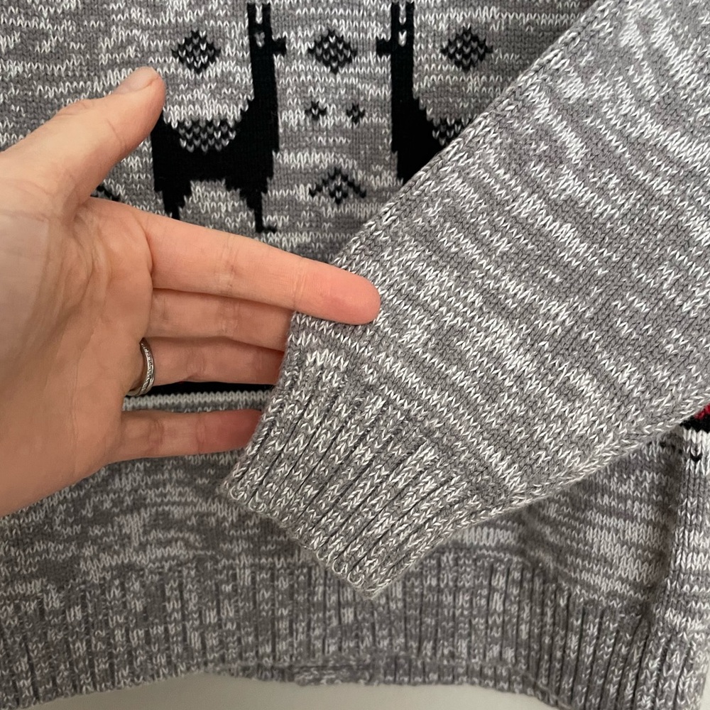 Fair Isle Shawl-Collar Cardigan. Boys, but can be gender neutral. Size 5T - Picture 4 of 5